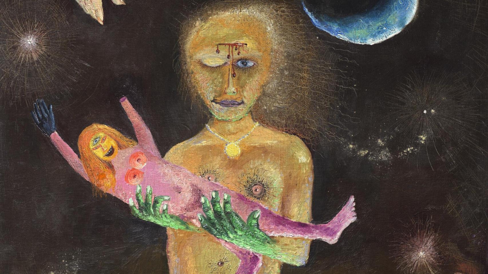 Antoni Tàpies: Detalle de 'Paisaje transformado', 1947. © Comissió Tàpies, 2025