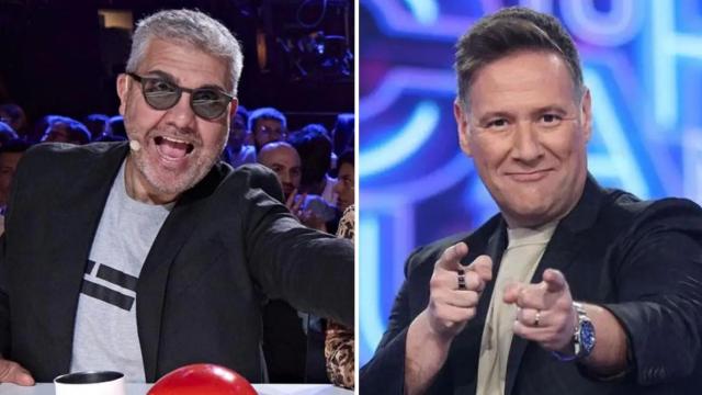 Florentino Fernández en 'Got Talent' y Carlos Latre en 'TCMS' en un fotomontaje de BLUPER.