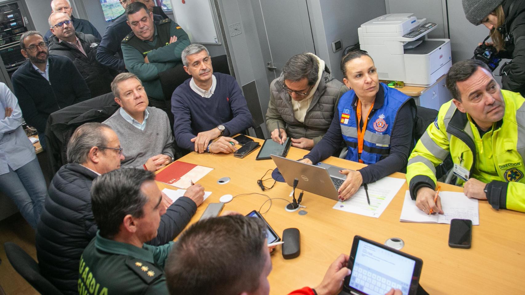 Emiliano García-Page ha presidido este domingo la reunión del Centro de Coordinación Operativa.