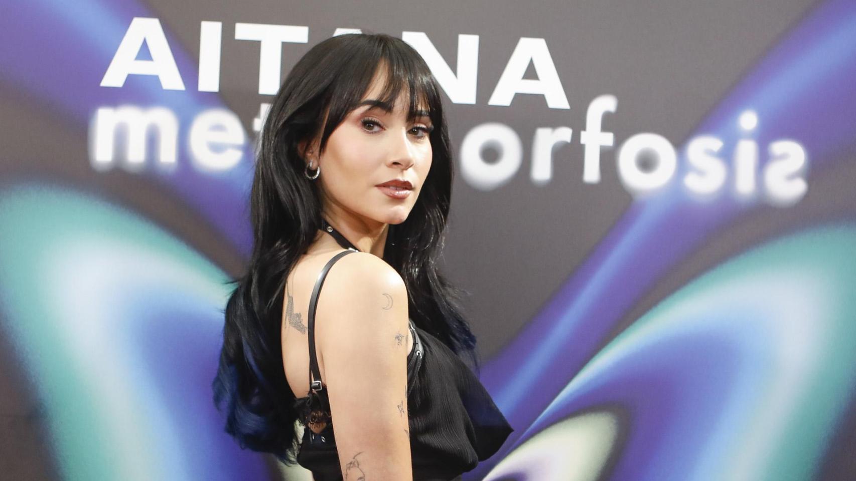 Aitana durante el estreno de su documental en Netflix.