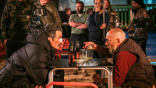 Imagen del rodaje de 'Tierra de Nadie'. EE