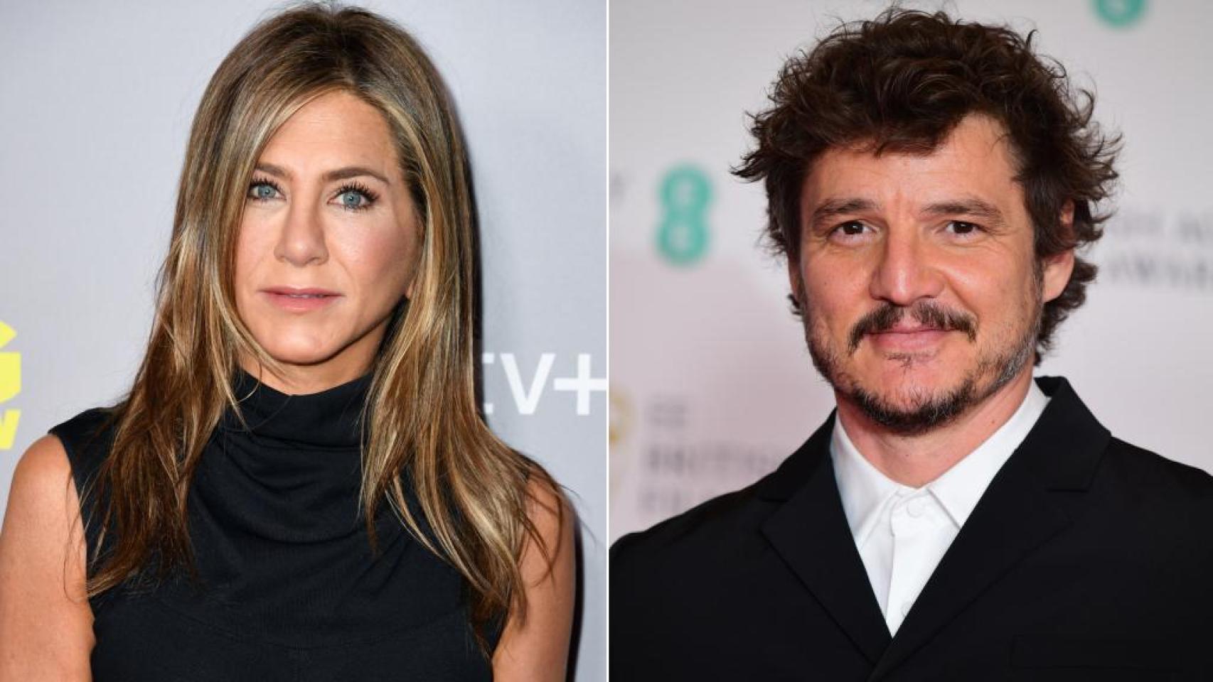 Jennifer Aniston y Pedro Pascal, en un montaje de JALEOS.