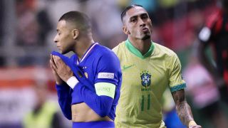 Kylian Mbappé y Raphinha con sus selecciones durante el parón