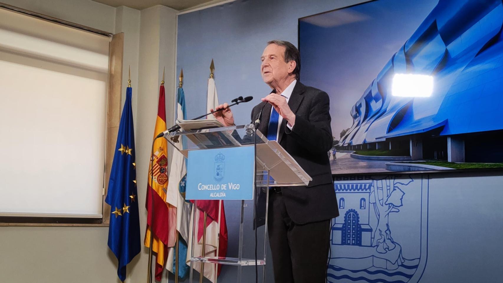 Abel Caballero en rueda de prensa