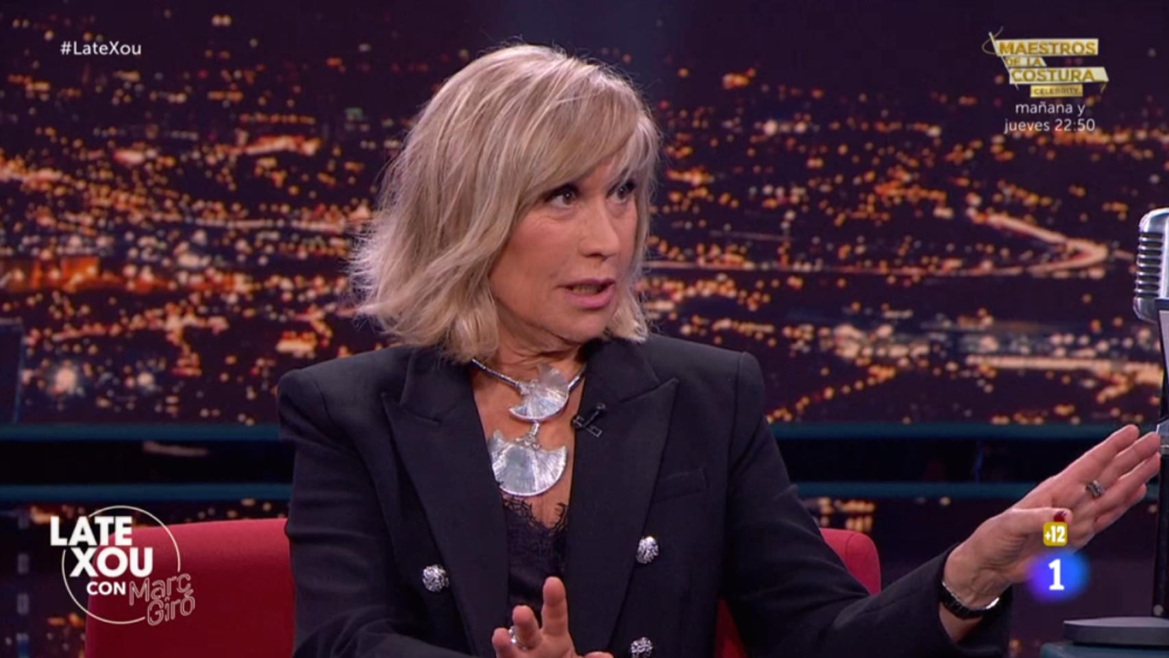 Julia Otero, este martes en 'Late Xou'.