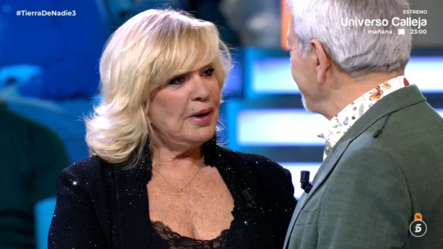 Bárbara Rey, este martes en 'Supervivientes: Tierra de nadie'.