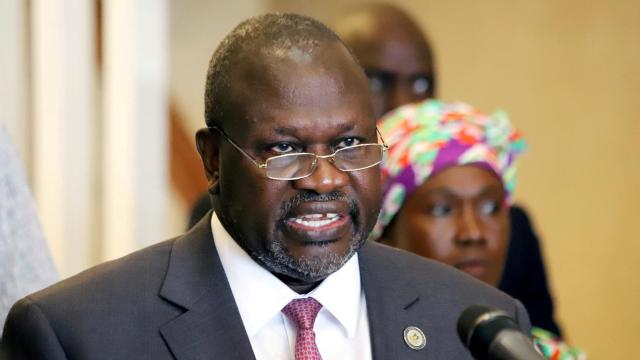 Riek Machar,  vicepresidente y líder de la oposición de Sudán del Sur, en una imagen de archivo.