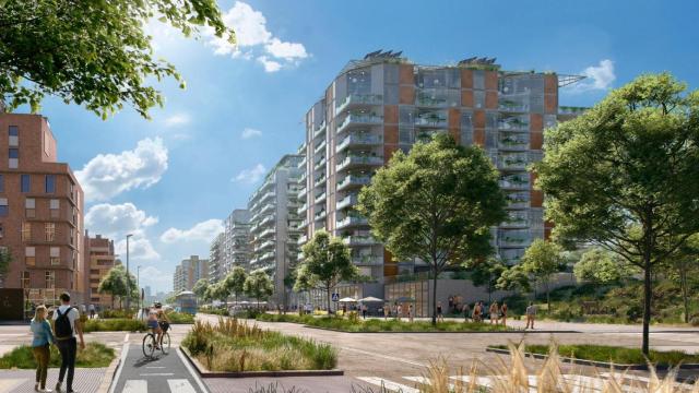 Proyección virtual de Las Tablas Oeste.