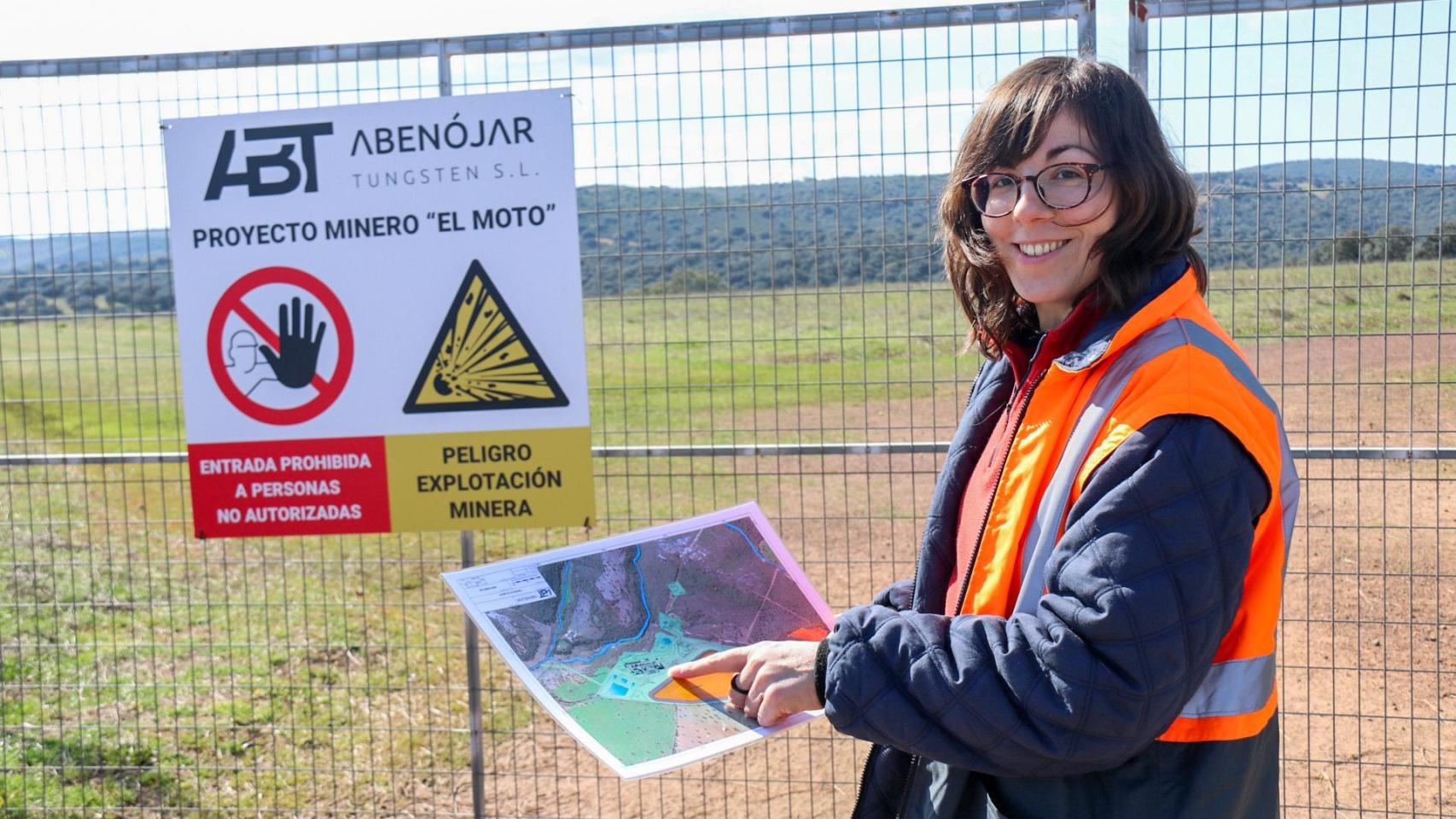 Belén Torres Cueva es responsable de geología de Abenójar Tungsten, la empresa que extraerá desde Ciudad Real gran parte del wolframio de la Unión Europea, y que la propia Comisión ha calificado esta semana de proyecto estratégico.