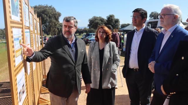 Visita del vicepresidente segundo, José Manuel Caballero, a la mina 'El Moto' en Abenójar. Foto: JCCM.