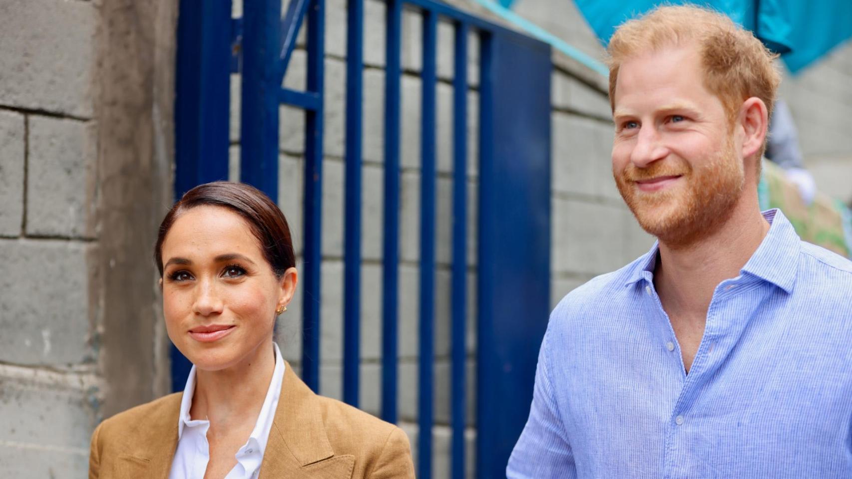 Meghan Markle y el príncipe Harry, en su reciente viaje a Colombia.