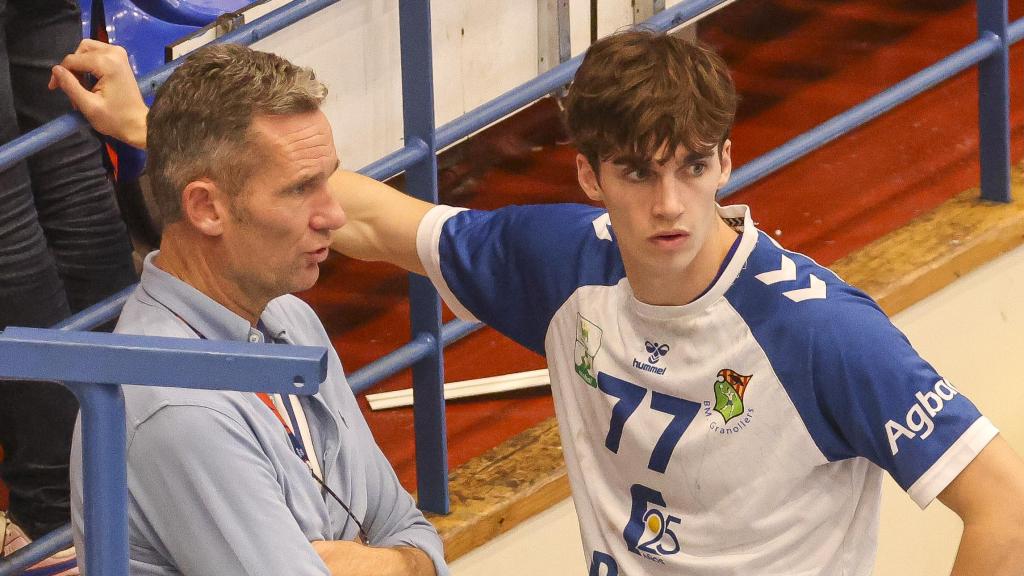 Iñaki Urdangarin en uno de los partidos de su hijo Pablo con el Granollers