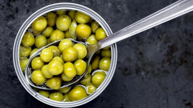Lata de guisantes.