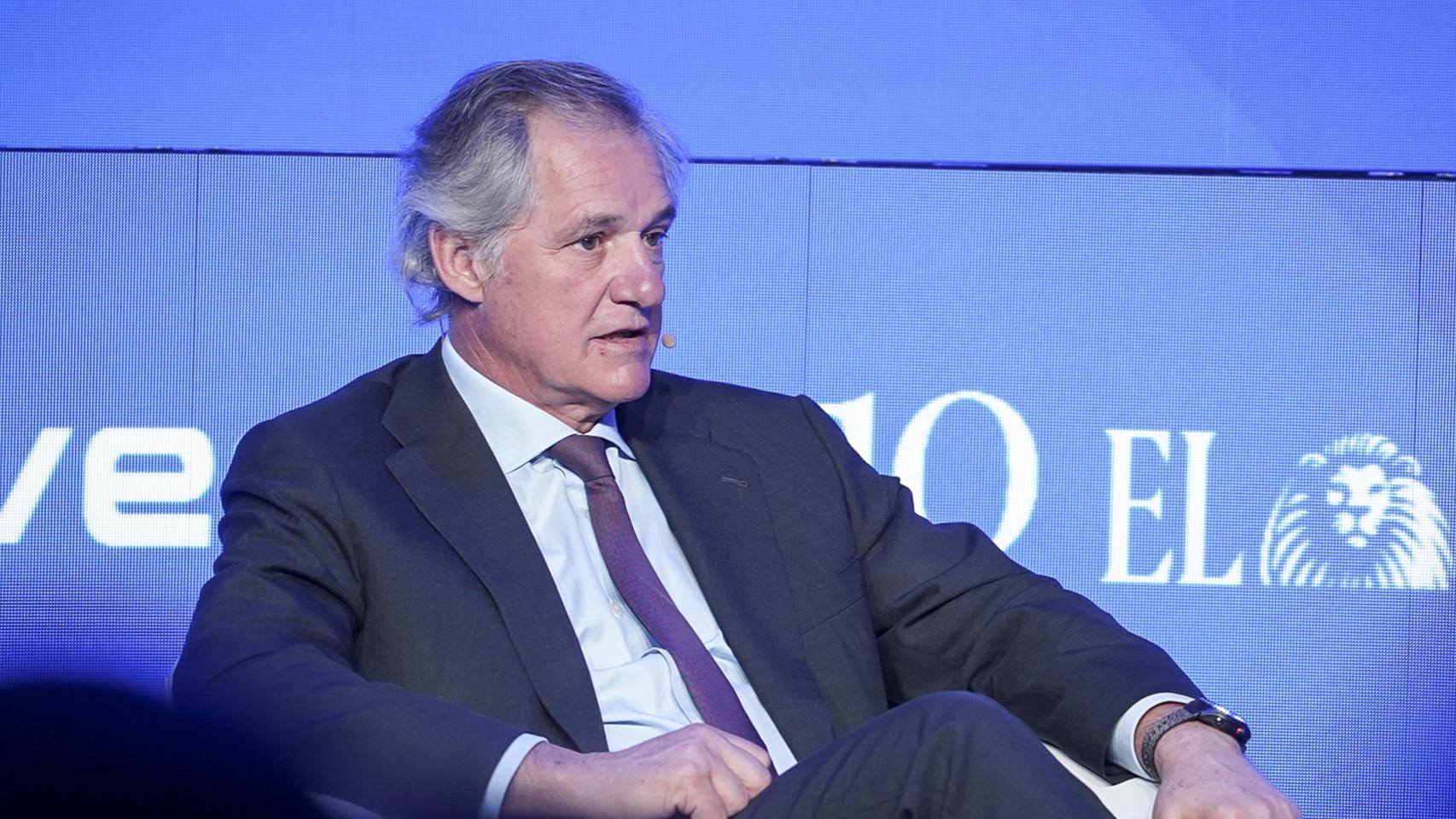 José Manuel Entrecanales, presidente y CEO de Acciona, durante su intervención en la primera jornada del Wake Up, Spain 2025! 'Los desafíos de España ante el nuevo orden mundial'.