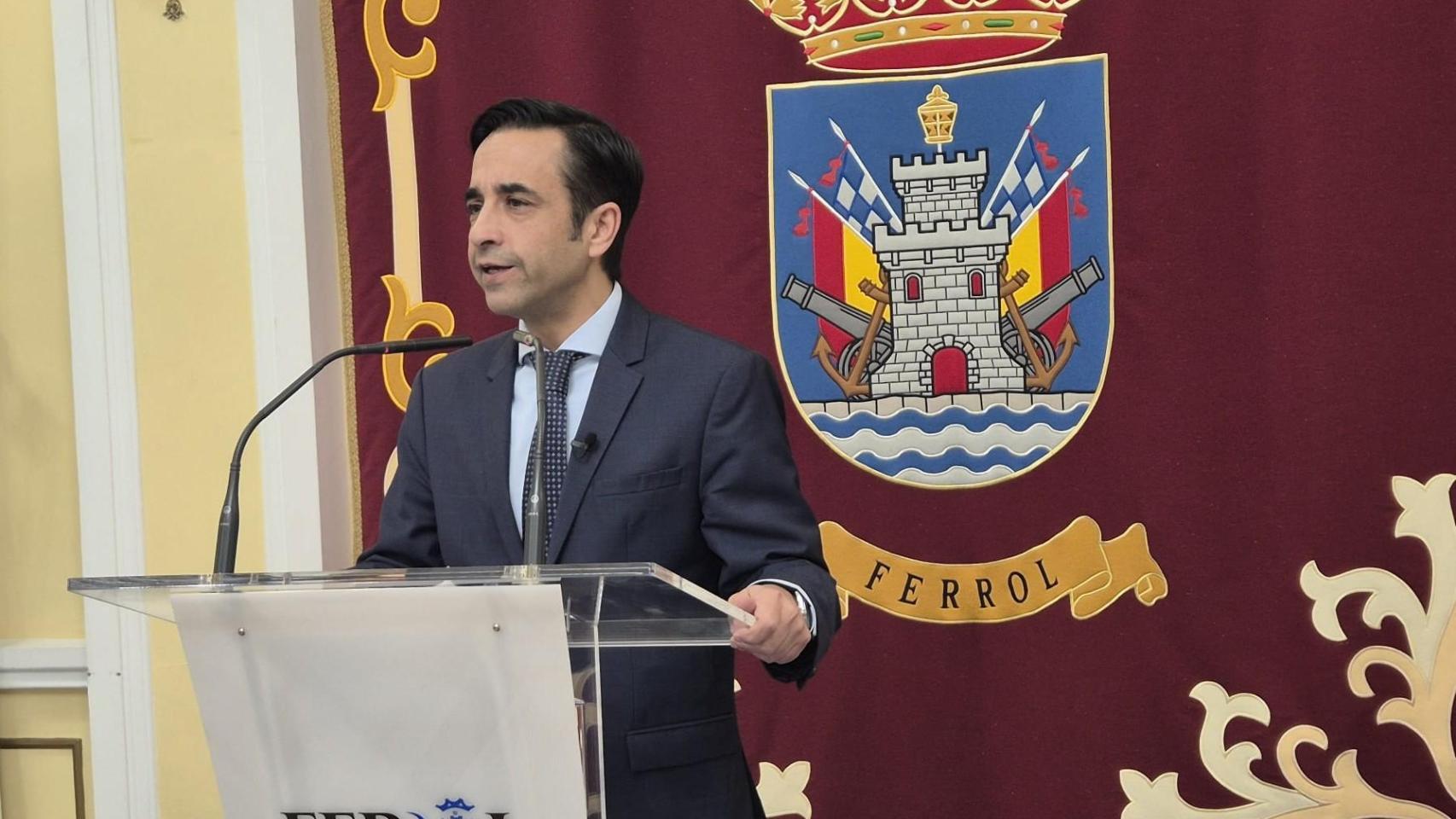 El alcalde de Ferrol, José Manuel Rey Varela.