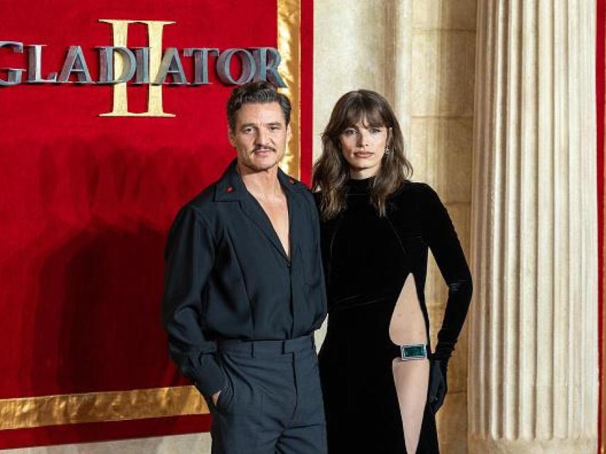 Pedro Pascal y Lux Pascal en la presentación de 'Gladiator II'.