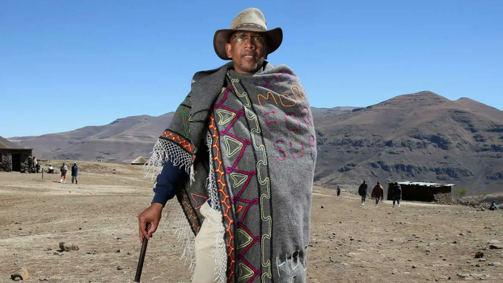 Seeiso de Lesoto, en una imagen publicada en la web de Senteable.