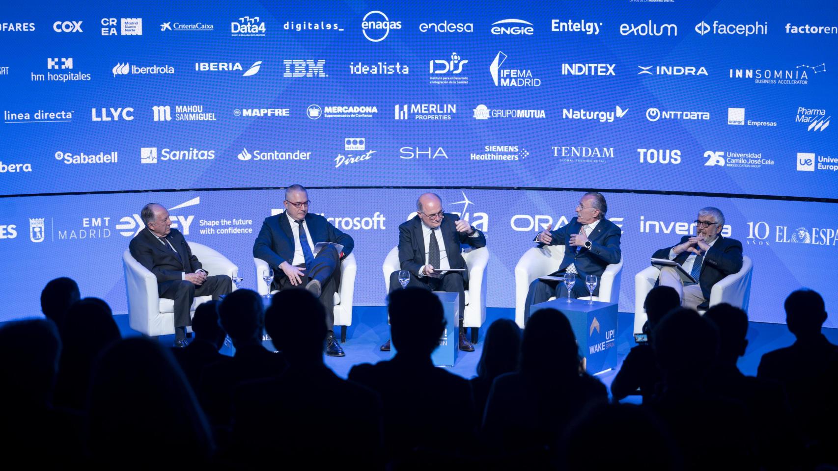 Foro sobre la industria española de defensa del foro Wake Up! Spain 2025.