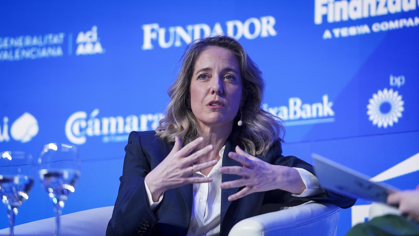 Patricia Ayuela, CEO de Línea Directa, en el V foro económico Wake Up, Spain! de EL ESPAÑOL, Invertia y Disruptores.