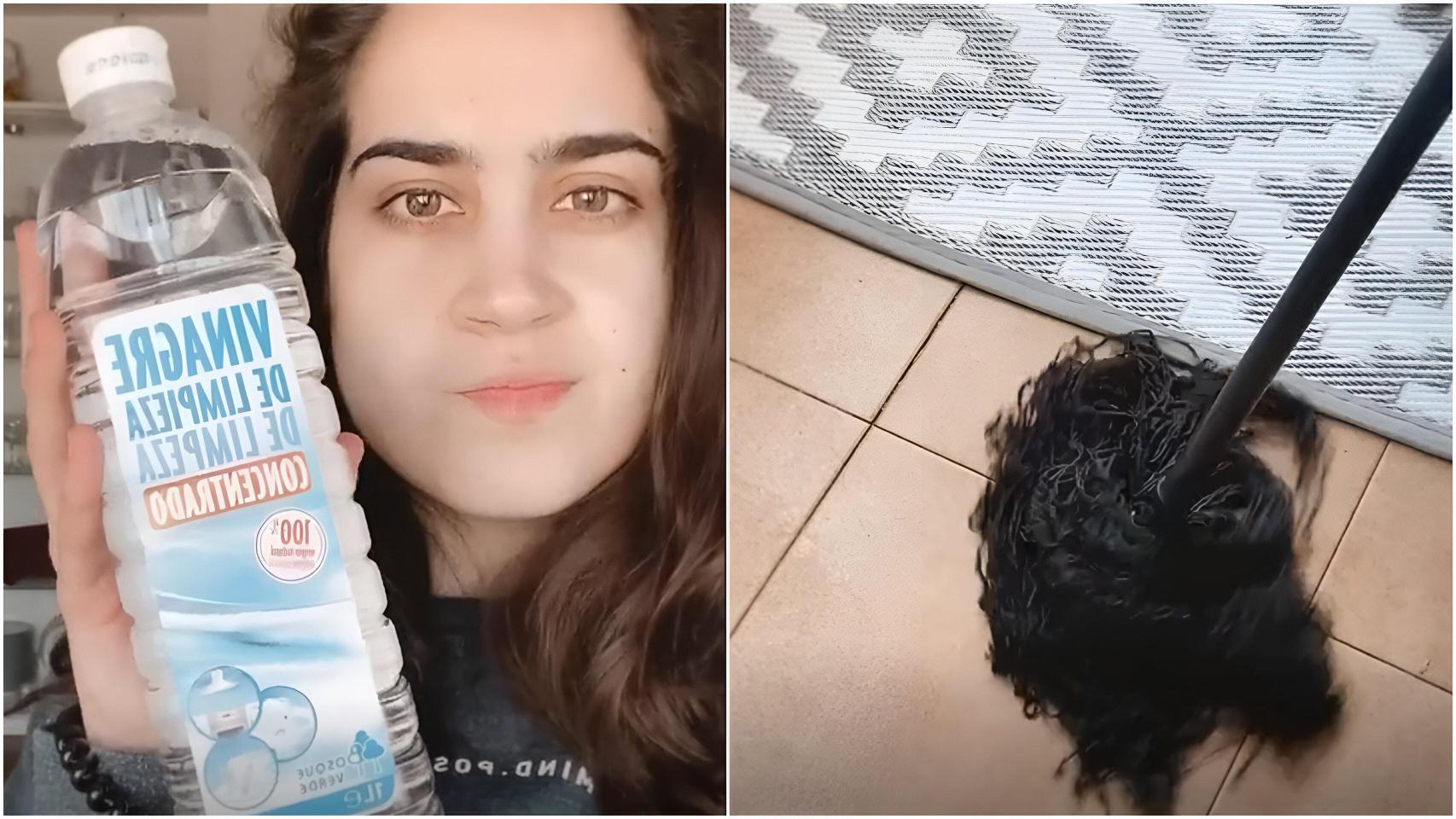 Captura del vídeo publicado por Marta y Helena en su cuenta de TikTok (@hogardiez).