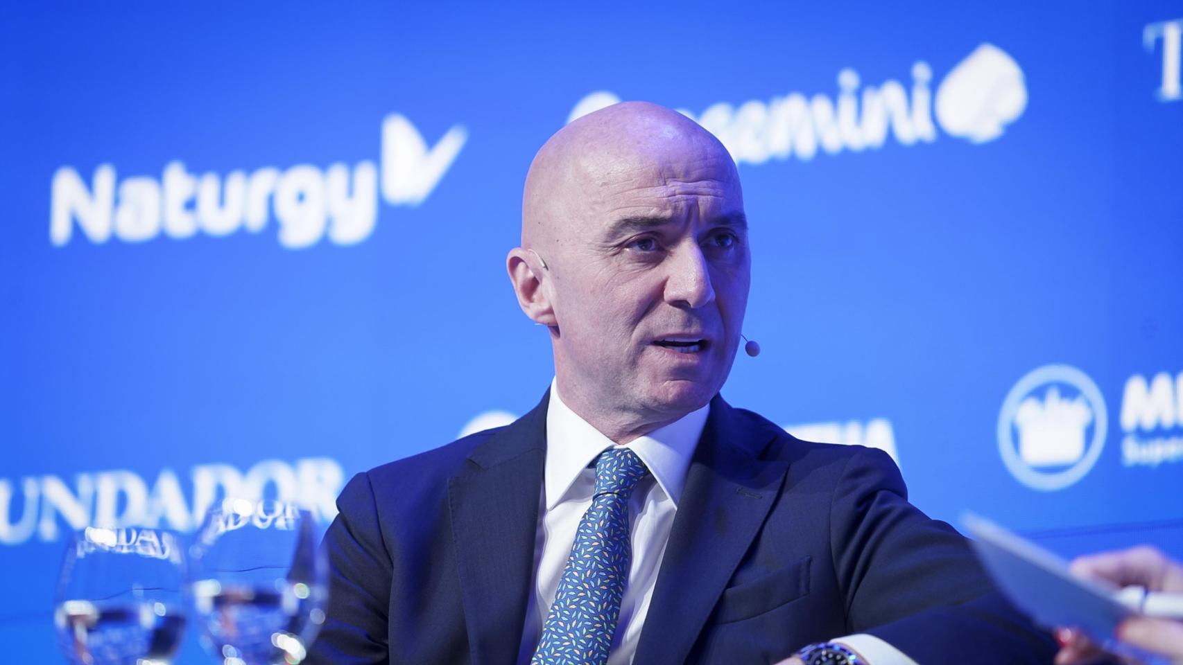 Simone Gorini, CEO de Iryo, durante su intervención en el V Foro Económico Español Wake Up, Spain!, organizado por EL ESPAÑOL, Invertia y Disruptores.