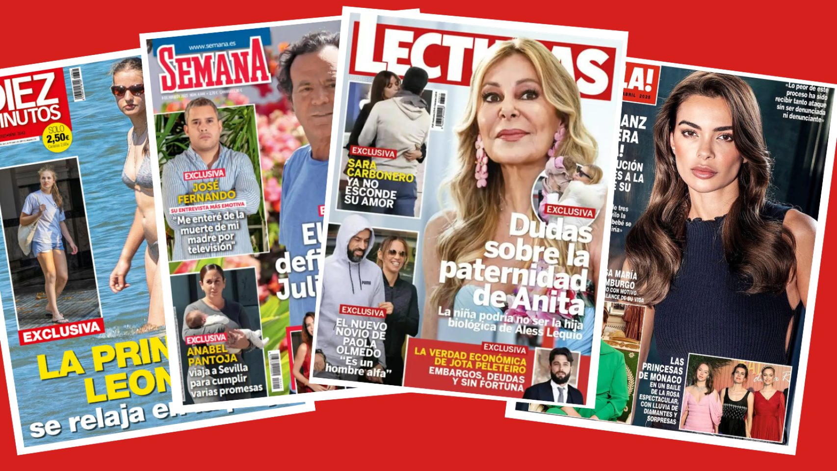Portadas de revistas.