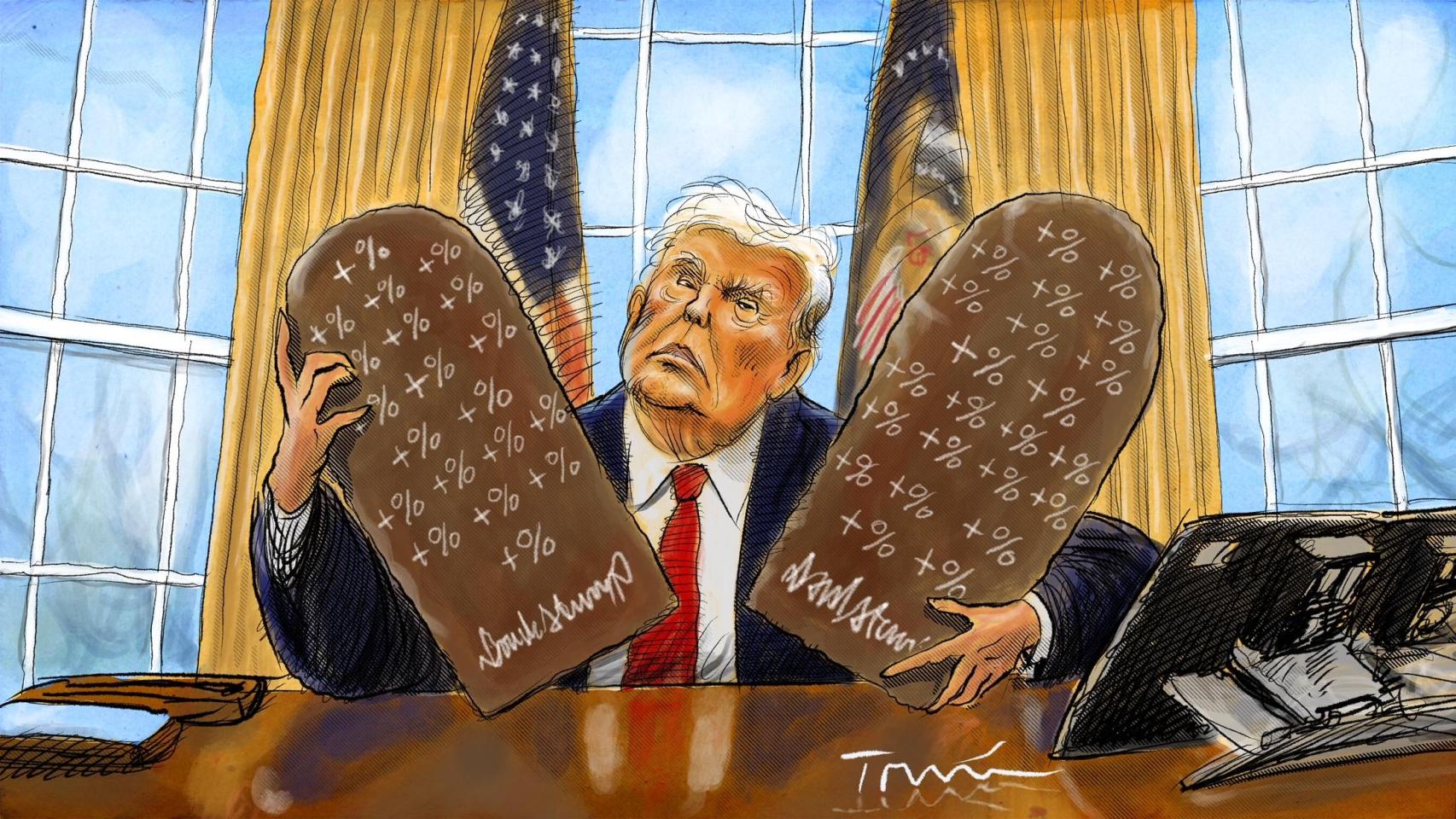 Las tablas de la ley de Trump.