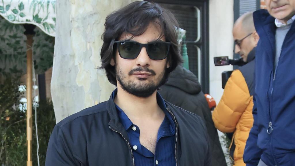 Álex Reyes en una imagen tomada hace unos días, durante una comida con su madre.