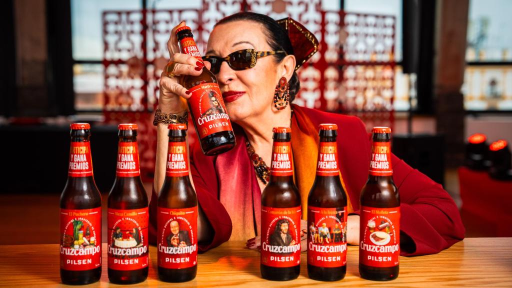 Martirio durante la campaña de Cruzcampo Patrimonio en Sevilla.