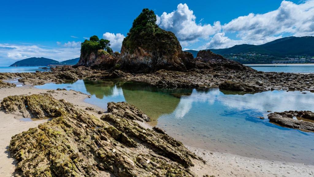'Castelos' de a Praia de Covas en Viveiro