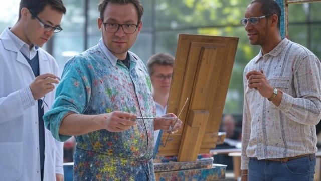 Imagen sobre la creatividad generada por IA.