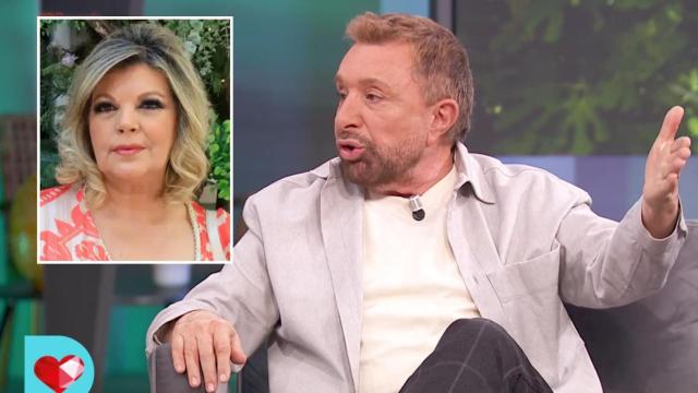 Terelu Campos en una imagen de archivo y José Manuel Parada en 'D Corazón'.