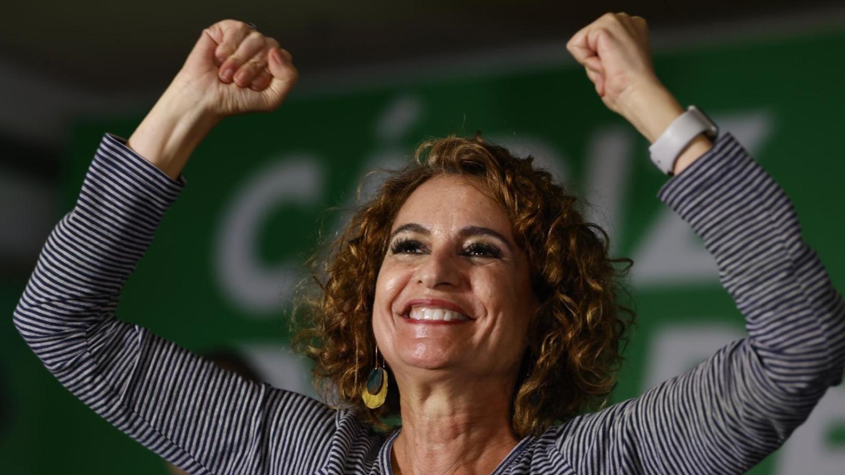 María Jesús Montero, en un acto del PSOE de Andalucía.