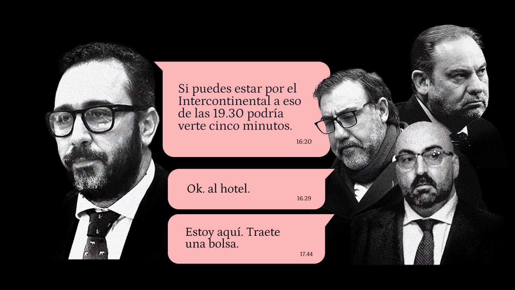 Una de las conversaciones de WhatsApp entre el empresario Víctor de Aldama y el hermano de Koldo García.