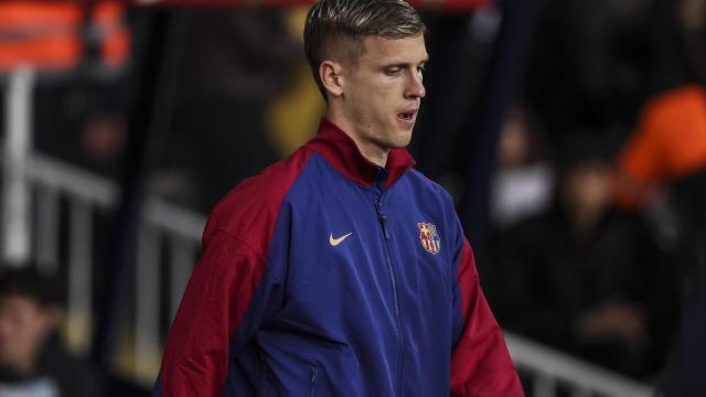 Dani Olmo, con el FC Barcelona