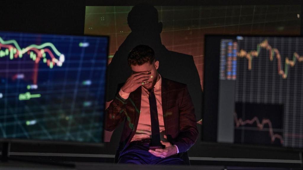 Caída de las bolsas.