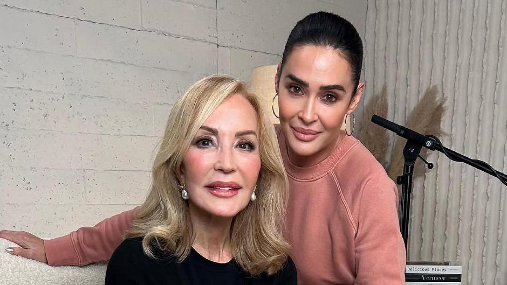 Carmen Lomana y Vicky Martín Berrocal.