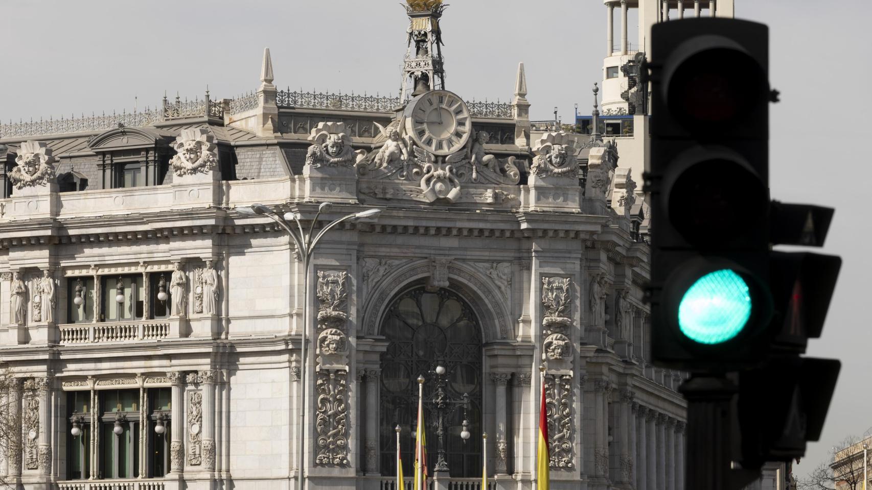 Fachada del Banco de España.