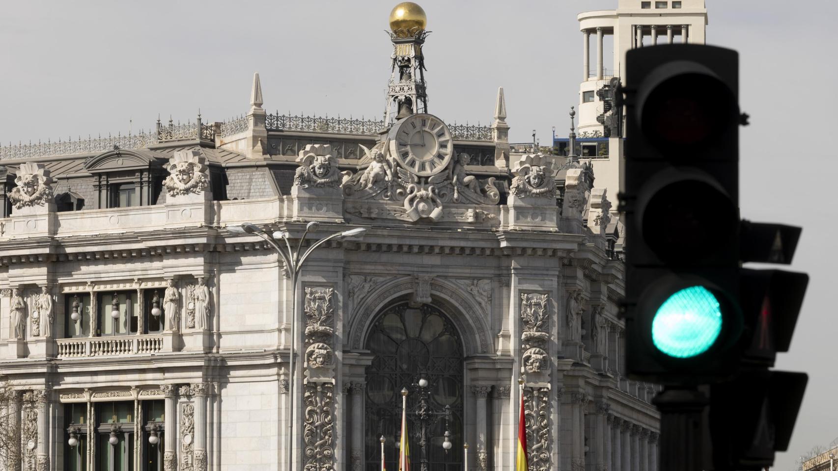 Fachada del Banco de España el pasado 1 de abril.