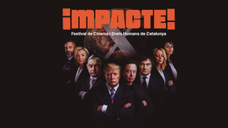 Cartel de 'Impacte!', festival de cine y derechos humanos de Cataluña.