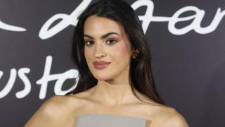 Marta Lozano, en la presentación de su colección con Mustang este 8 de abril de 2025.