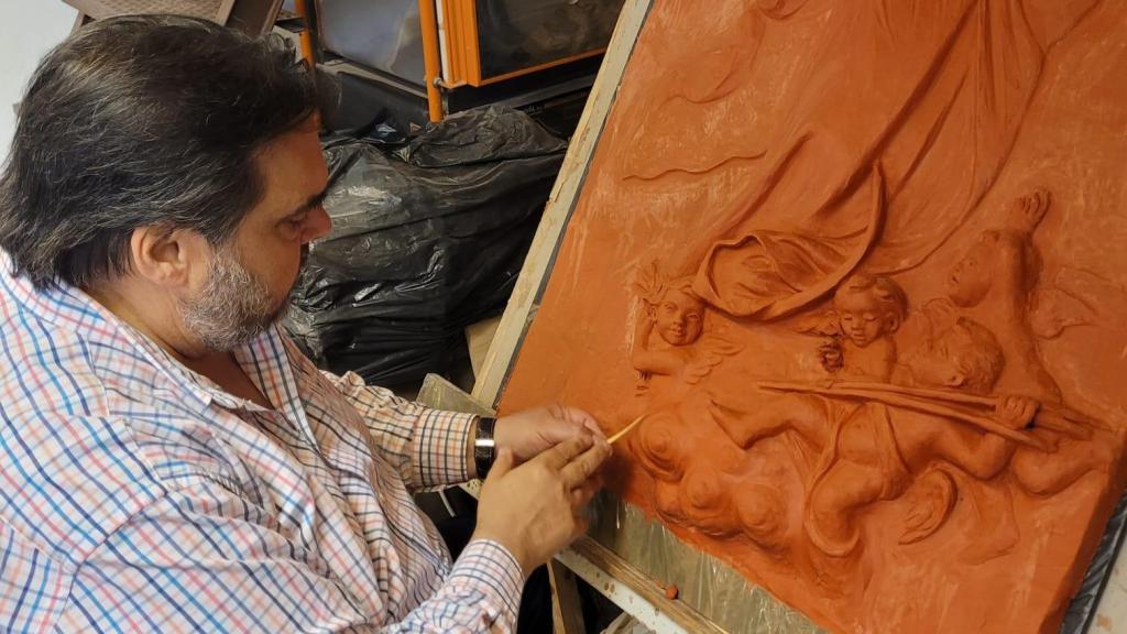 El artista es muy reconocido en la ciudad.