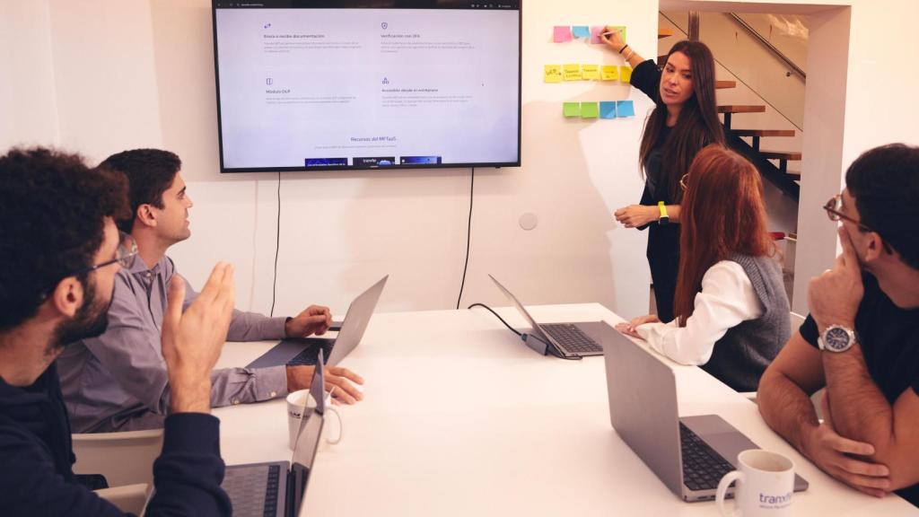 Equipo de Tranxfer en otra imagen de archivo.