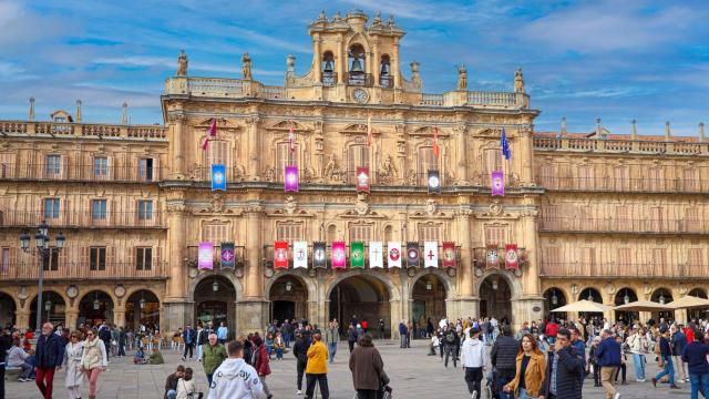 Imagen de archivo de la Plaza Mayor de Salamanca