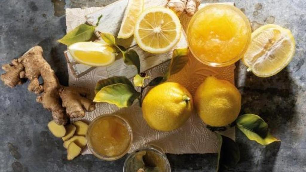 Mermelada de limón y jengibre.