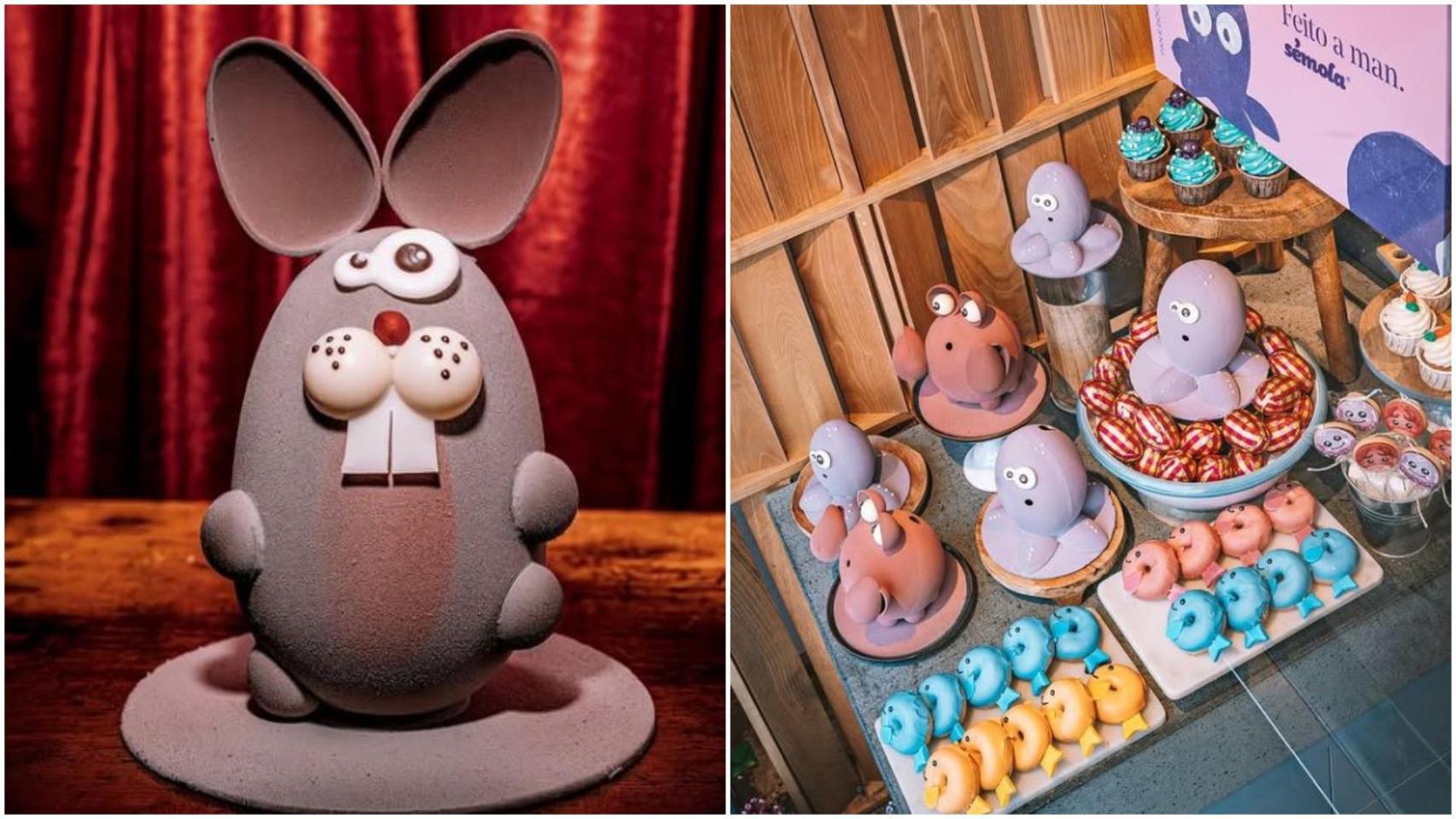 Los huevos de Pascua más originales de Vigo: pulpos, unicornios, dinosaurios,...