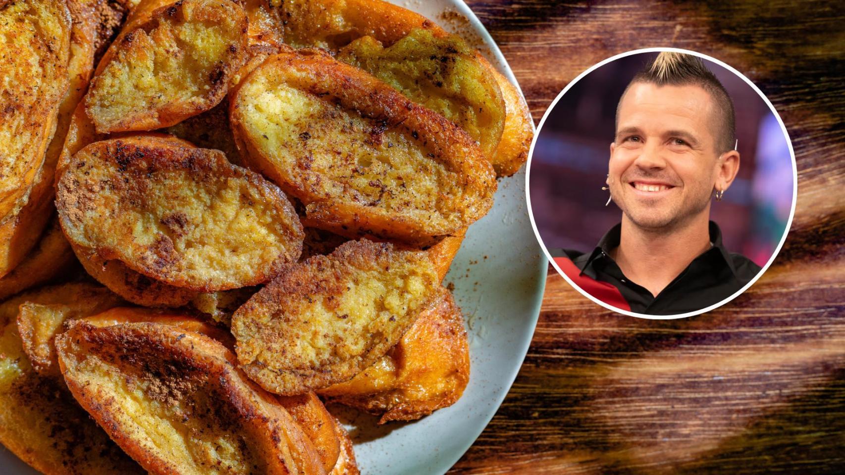 Un plato de torrijas.