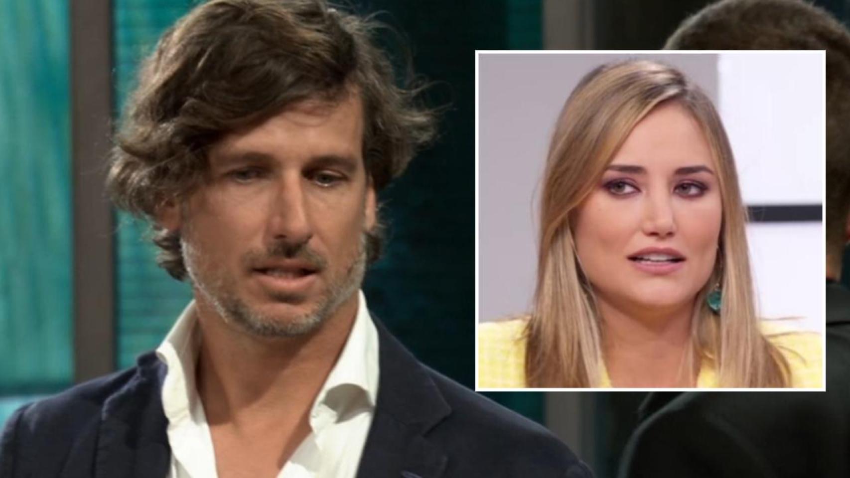 Feliciano López y Alba Carrillo, en un fotomontaje de BLUPER.