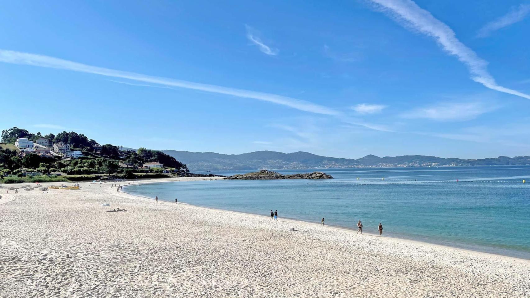 Playa cerca de Vigo.