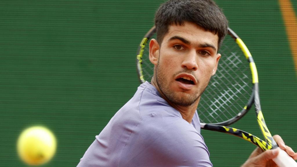 Carlos Alcaraz, en el Masters 1.000 de Montecarlo